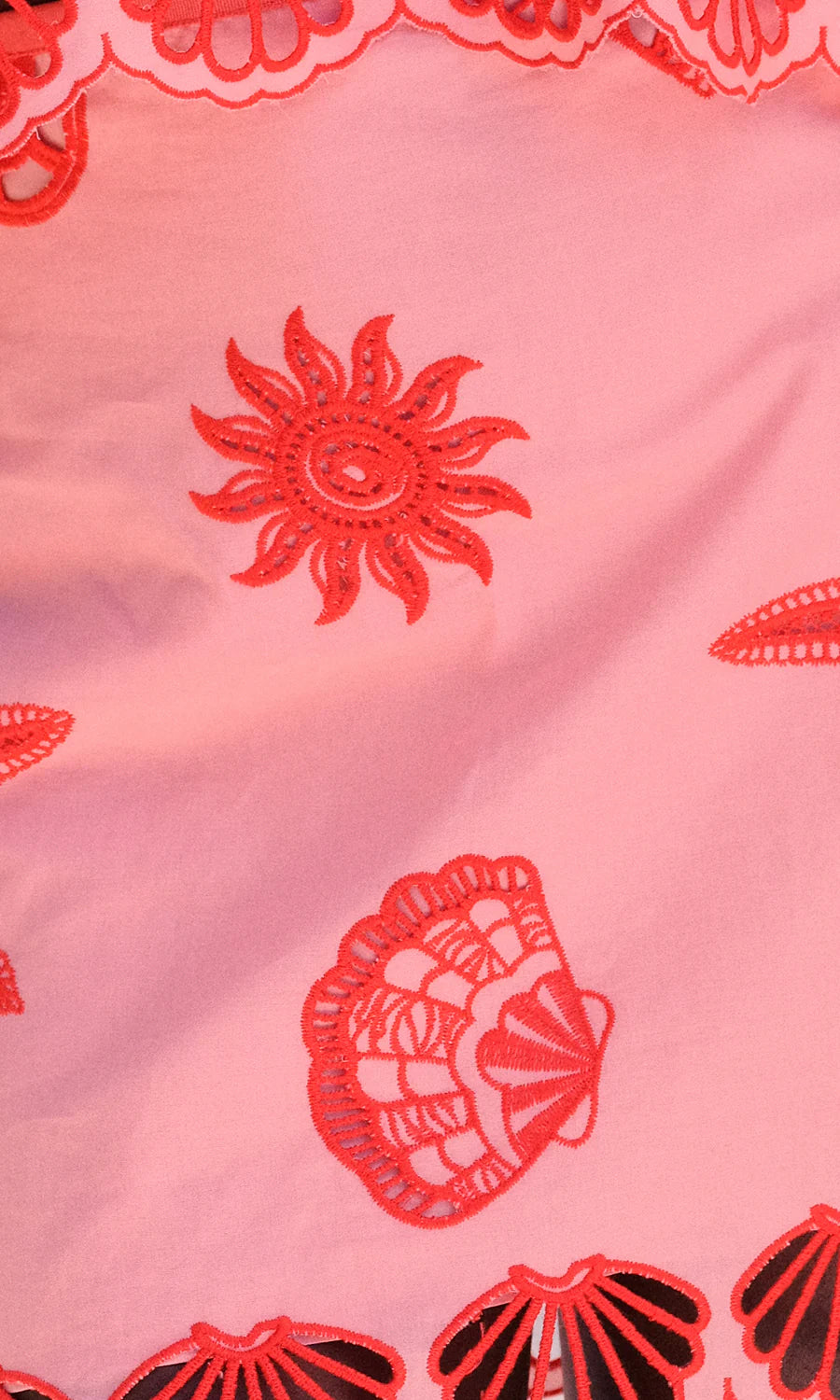 Saylor NYC Ima Set – Pink Seashell Eyelet Tank & Mini Skirt