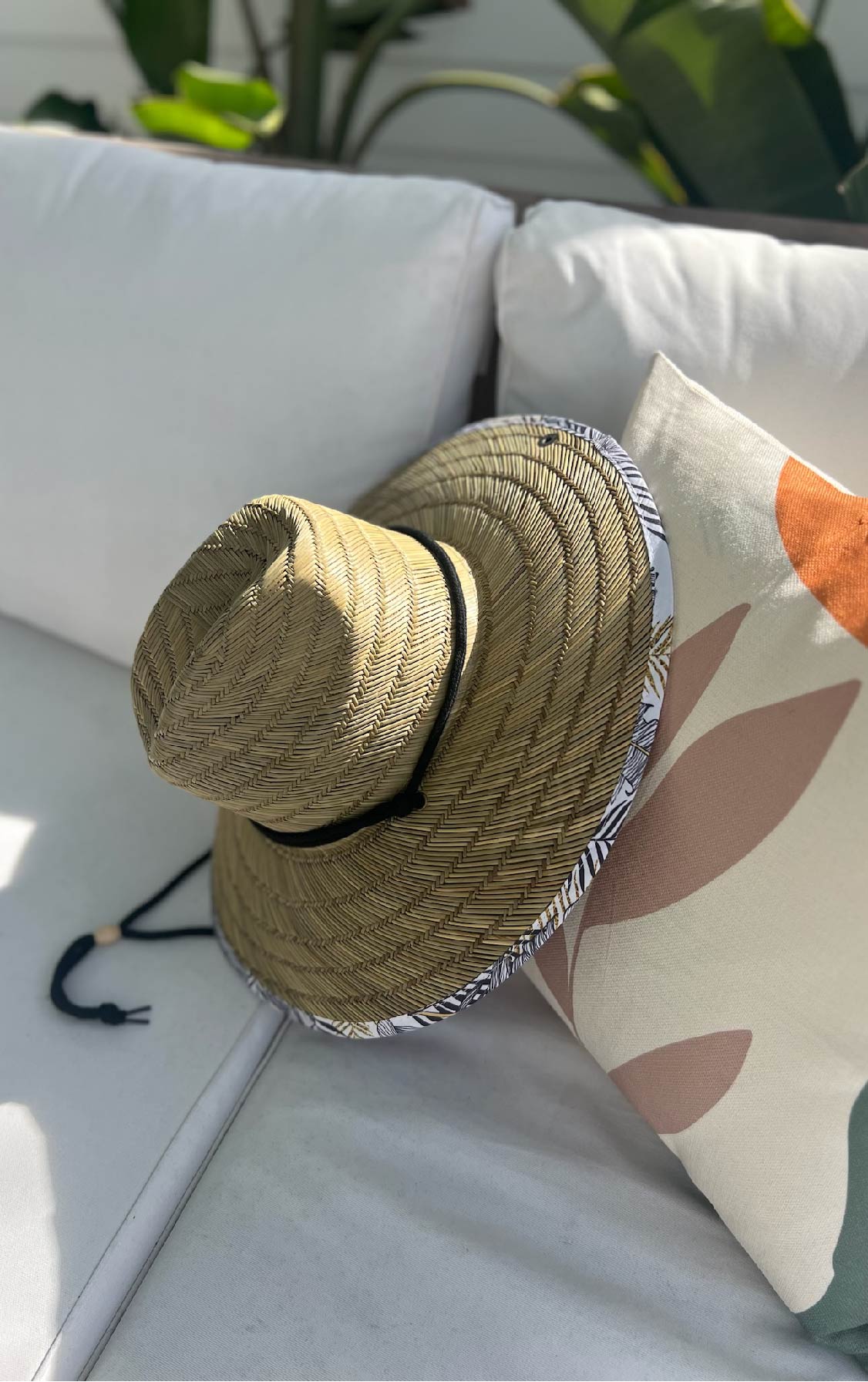 PETER GRIMM PALM LEAF LIFEGUARD HAT