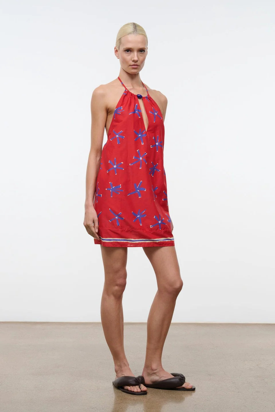 Staud Dani Dress in Painted Foulard – AshleGryre