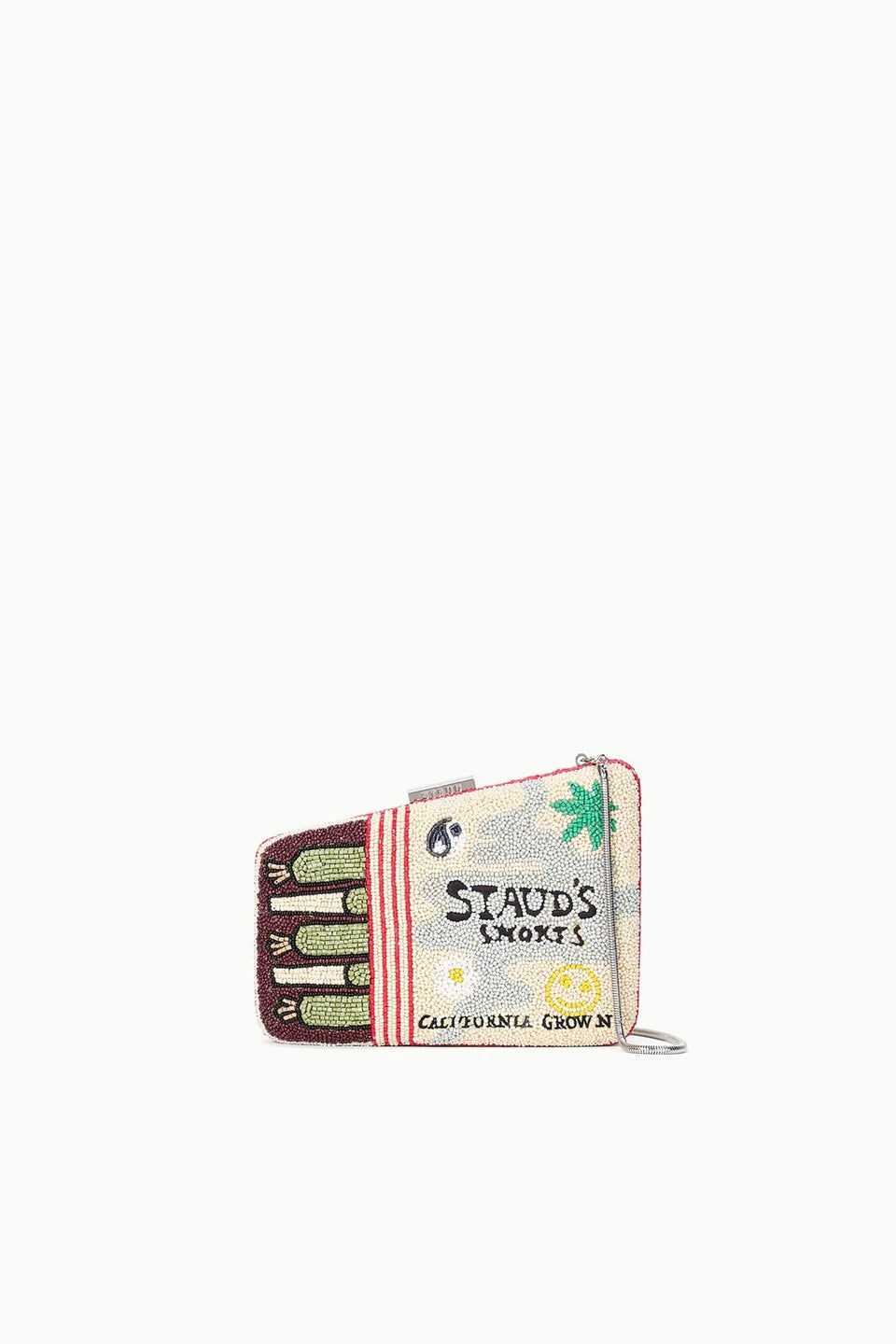 Small pouch with 'Staub's Smoke' design on a white background