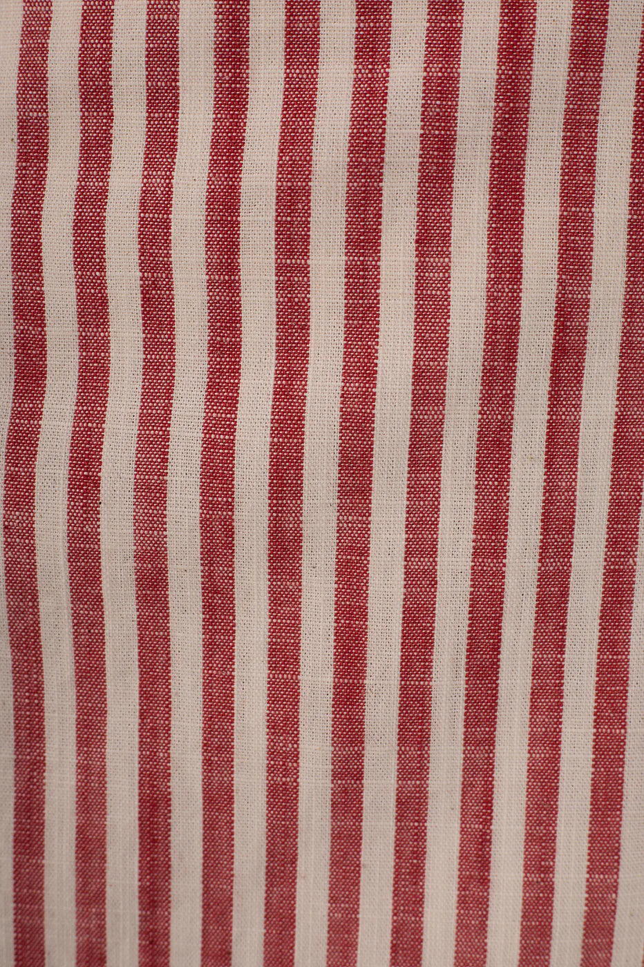 Red and beige striped fabric pattern